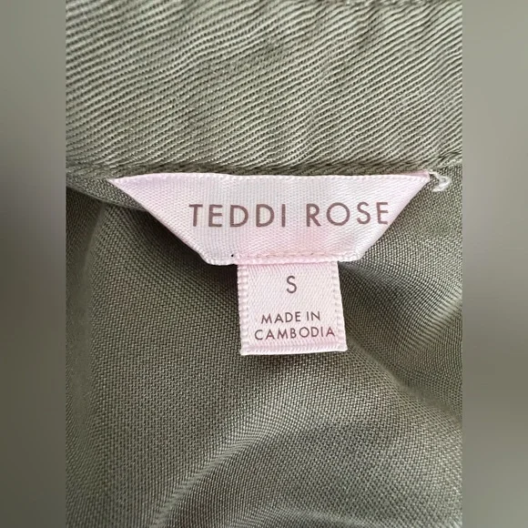 Brand New-Teddi Rose Tencel Shirt Dress - Picture 7 of 11